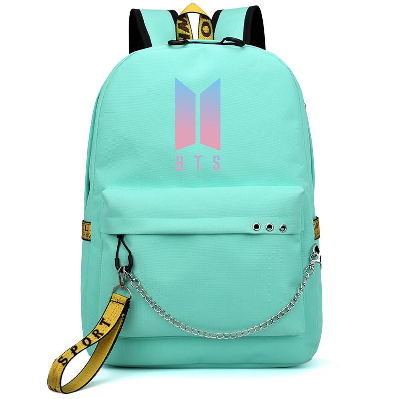 Kpop Bangtan Boys Bts Backpack Usb Charging School Bags Rucksack Bags Travel