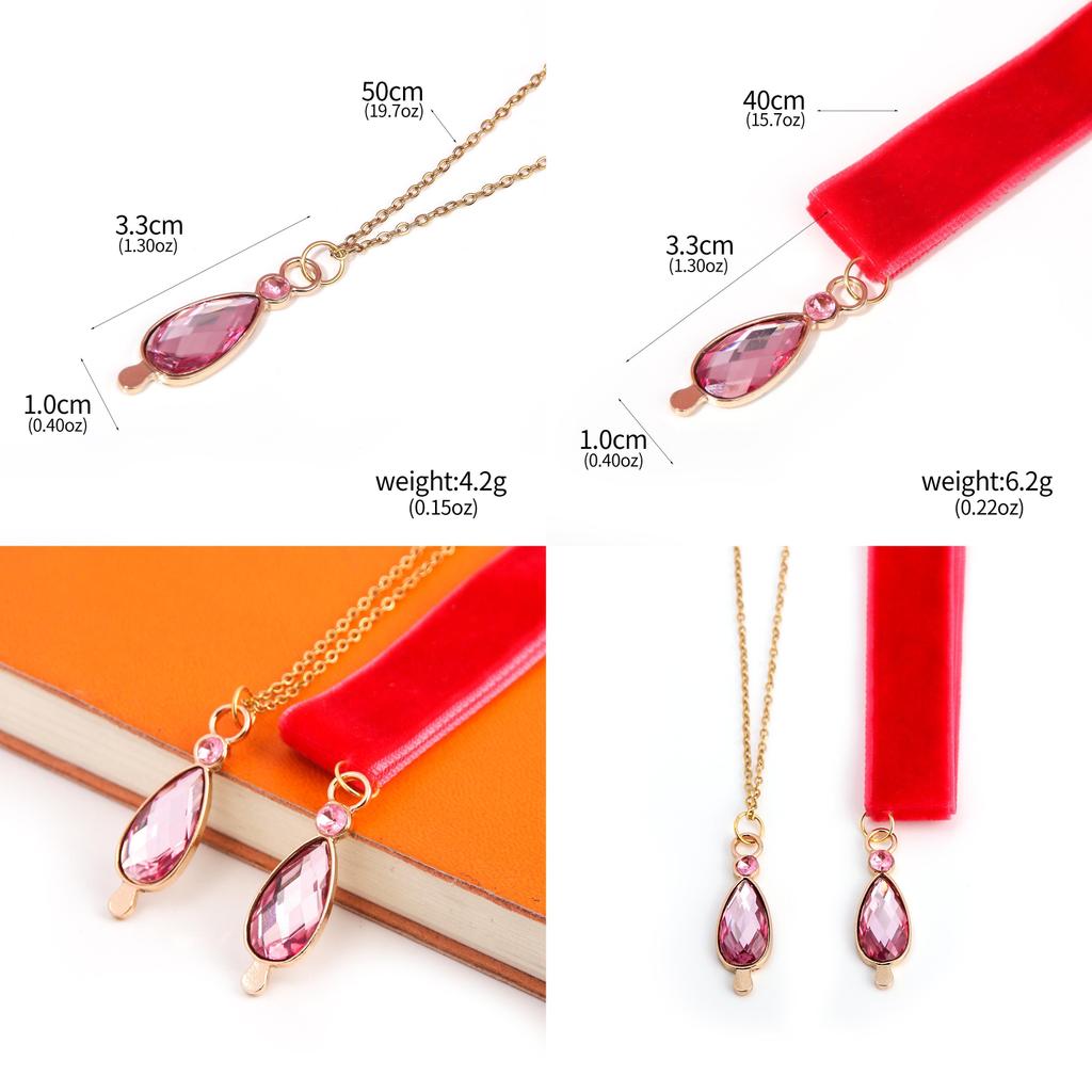 Puella Magi Madoka Magica Anime Jewelry Alloy Locking Chain With Cartoon Style For Cosplayers