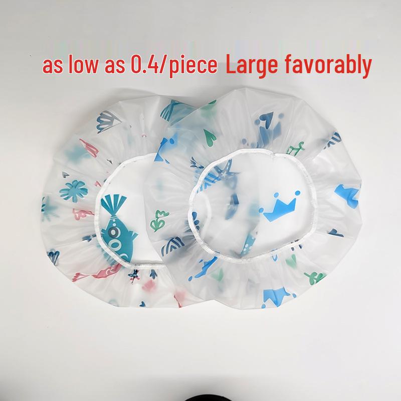 Extra Large High-Grade Frosted PEVA Waterproof Shower Cap