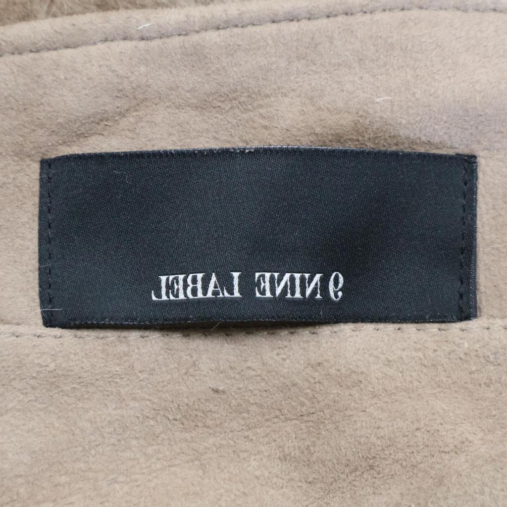 9 Nine Label NINE LABEL Mouton Coat coat beigeUsed
