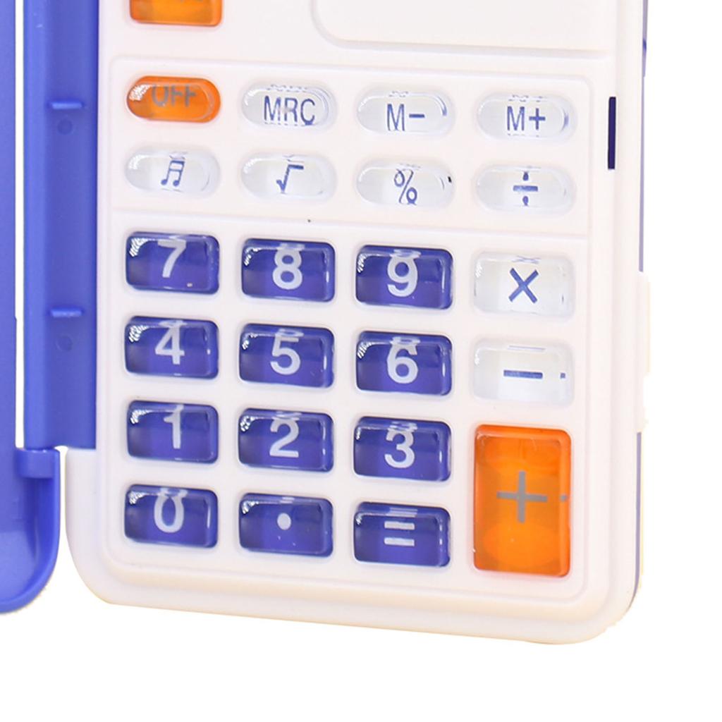 Small Calculator Portable Colorful Multifunctional Students Calculator with Flip Cover for Kids