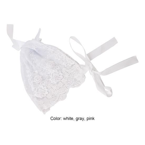 Pamut Babasapka Csipke Mintás Csecsemő Kötött Csipkesapka Kisfiúknak és Kislányoknak Pánttal