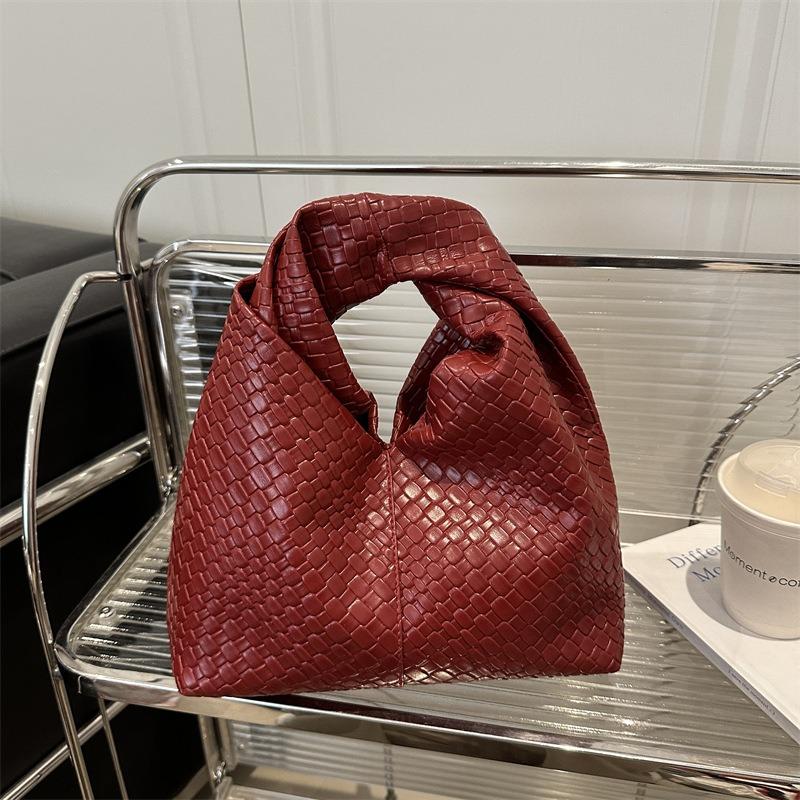 Underarm small bag women's bag new niche design casual woven dumpling bag small bag