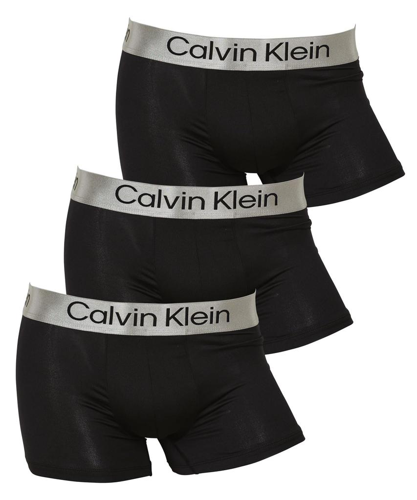 Calvin Klein of Micro Stretch Boxer Briefs Steel Micro Simple Stylish Workout Size M to Japanese Black Set NB4269 Set 3Brushed Men's Quick-Drying