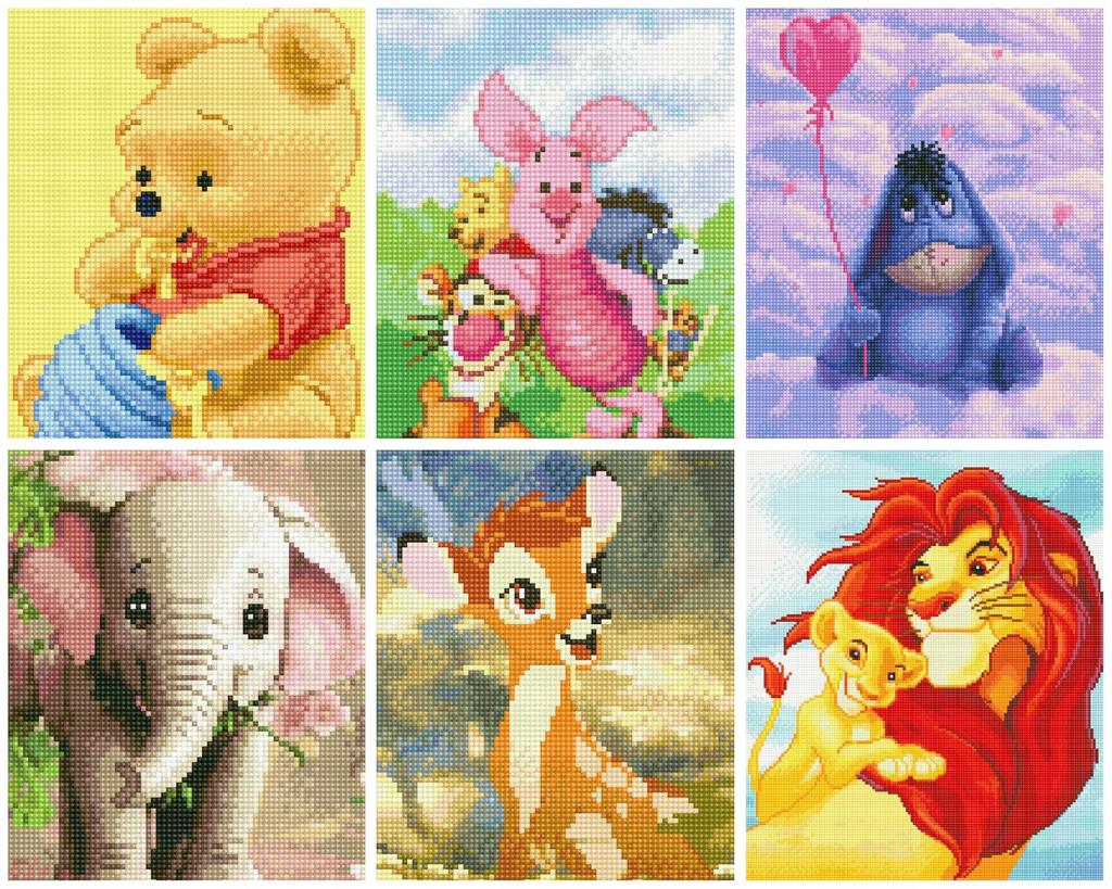 Haft diamentowy 5d z ramą diamond painting mozaika dla dzieci koala oh art!