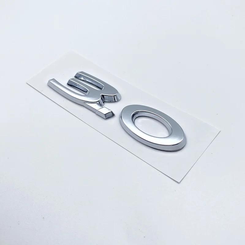 Letter Emblem Chrome Glossy Black ABS 3.0 5.0 V6 V8 20T 25T 30T 35T for Jaguar XJ F-TYPE F-PACE E-PACE Badge Fender Trunk Logo