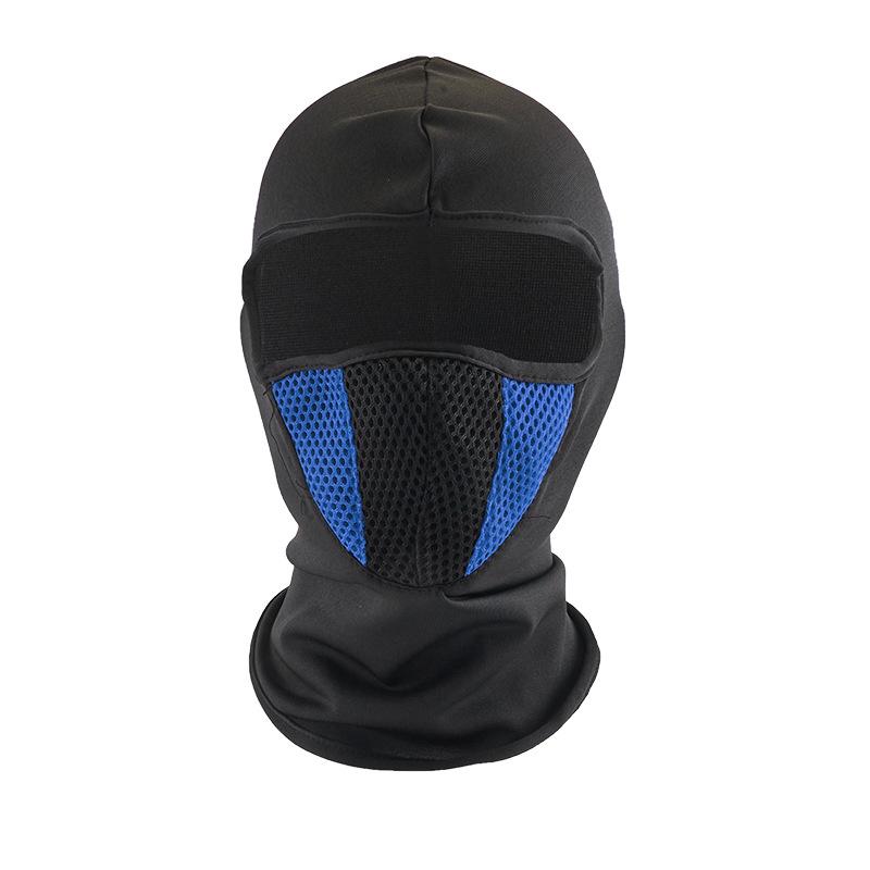 

Outdoor Mens Hiking Cycling Mask Scarf Breathable Neck Gaiter Sport Motorcycle Sun Ultra UV Protection Face Cover синій