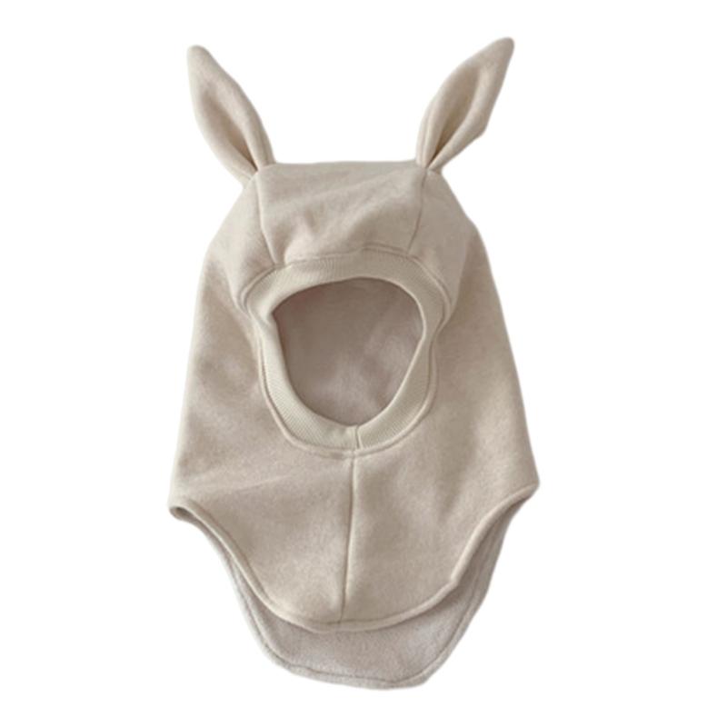 Autumn Winter Baby Hooded Hat Girls Boys Head Protections Beanies Cap Integrated Ear Protections Hat Warm Bonnet Cap