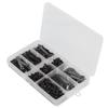 100Pcs Sawtooth Picture Hangers 200Pcs Screws 2Hole Paintings Photos Hanging Hooks Kit Black