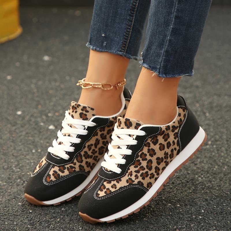 Women'S Low-Top Sneakers - Lace-Up Closure, Cushioned TPR Sole - All-Season Gym, Walking, Everyday Shoes - Synthetic Cover Upper - Minimalist Sneakers