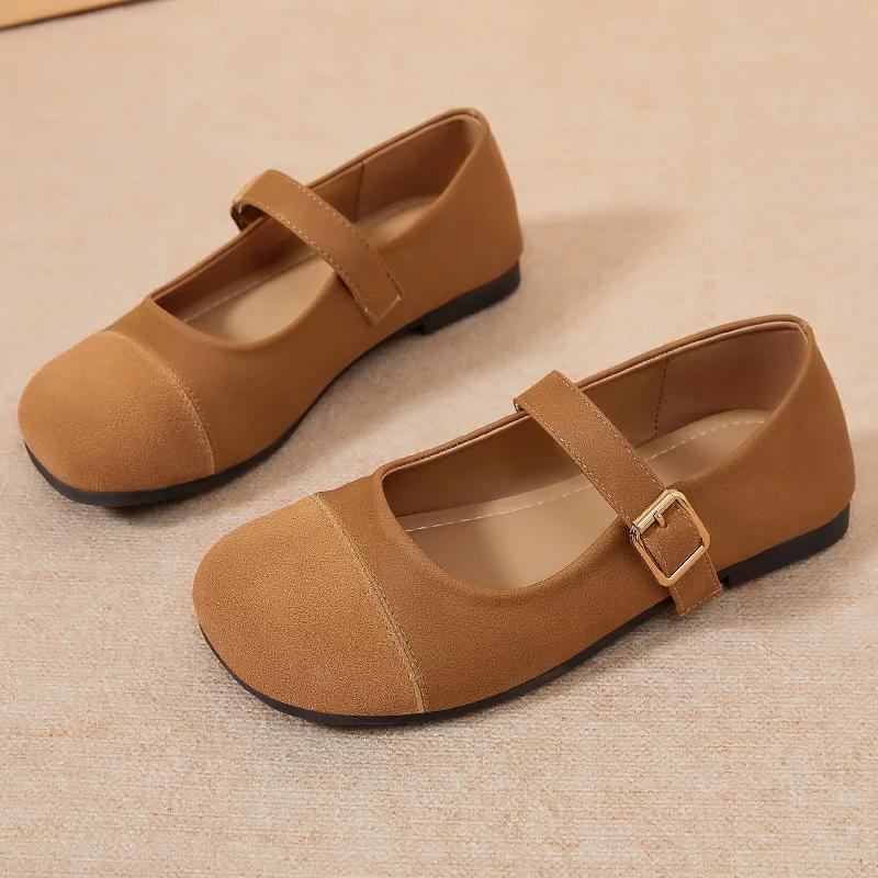 Fashion Womens Leather Loafers Slip On Classic Soft Sole Comfort Fit for Indoor Outdoor Office Use