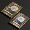 Metal Golden Photo Frame Retro Handmade Photo Storage Display Home Living Room Bedroom Photoframe Decoration Wedding Family