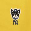 MLB Sweatshirts Unisex Yellow Crew Neck Moderate Regular 31MTC1941-50Y XS