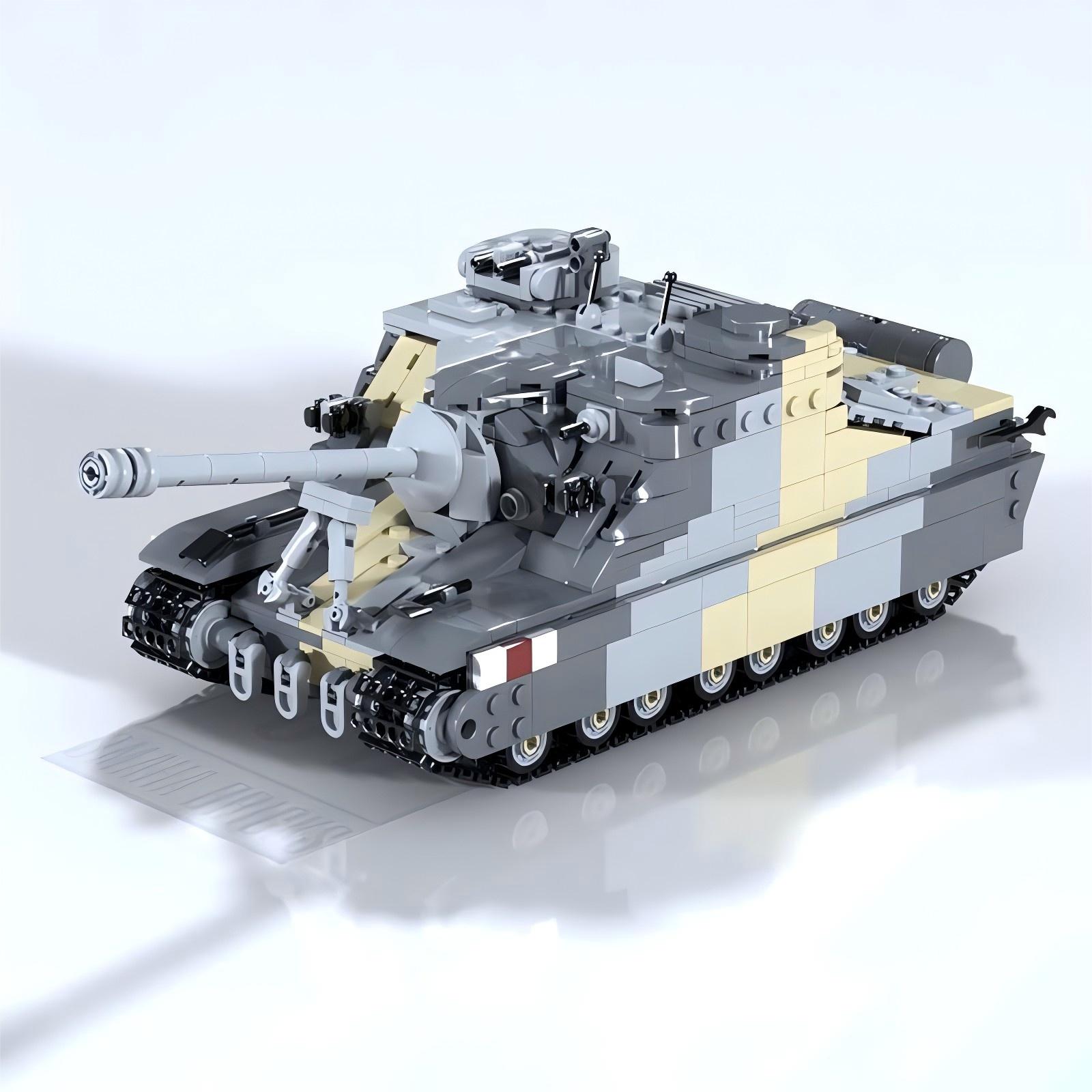 

MOC Military World War II British A39 Turtles Heavy Tank Destroyer Building Blocks Model Boy Puzzle Assembly Toys Birthday Gift PDF manual