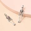 10x Silver Skeleton Halloween Jewelry Making Accessory for DIY Necklace Bracelet