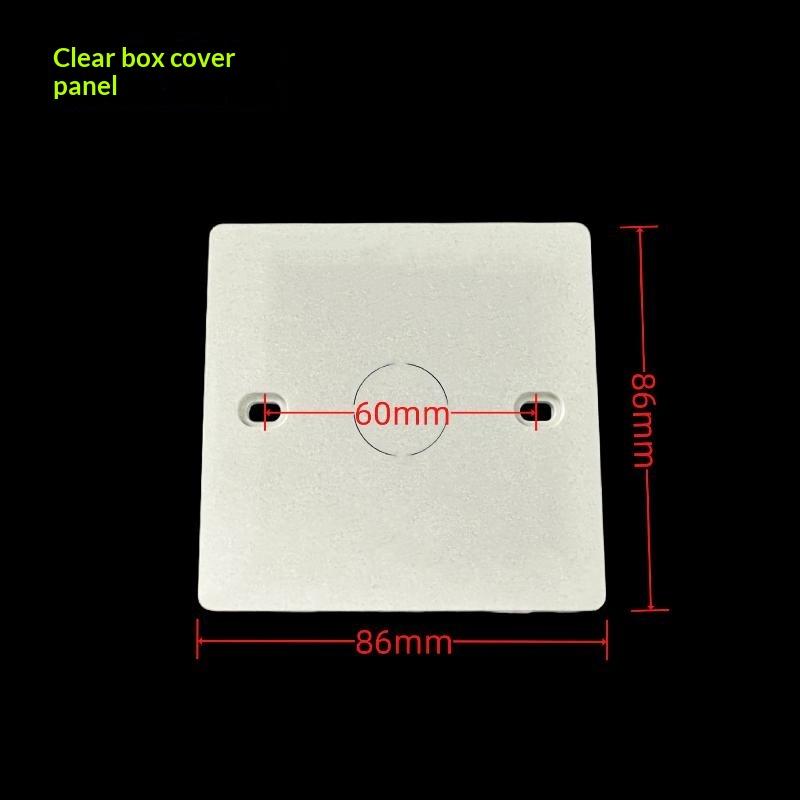 Pvc Electrical Junction Box Covers Sturdy Build Multiple Shapes For Home Renovation Electrical Projects