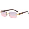 Fashion Eyewear Women Fashion Frameless Shades Casual Summer Beach Eyewear
