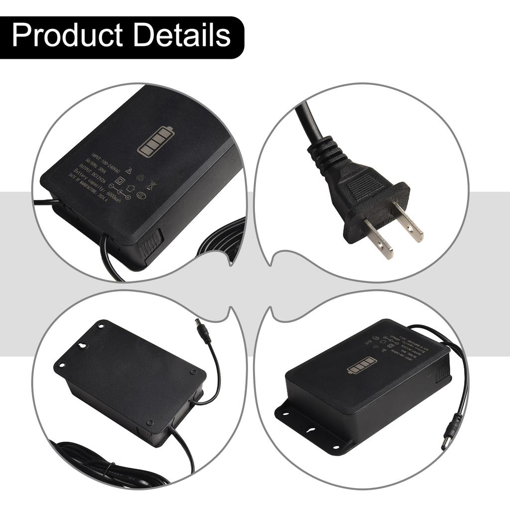 Monitoring Camera Adapter Rainproof UPS Power Supply Power Outage Backup Overcurrent Protection Overvoltage Protection