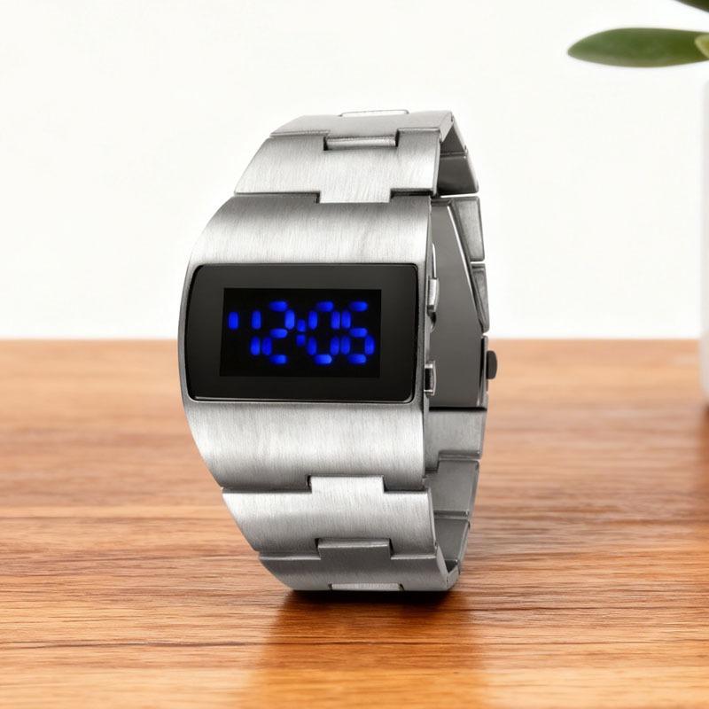 New Luxury Heavy Watch Men Led Digital Watches Full Black Electronic Wristwatches Men Sport Watches Reloj Hombre Montre Homme