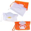2Pcs Portable Wet Wipes Dispenser Holder Wipes Bags Case Pouch Reusable Refillable Travel Wipes
