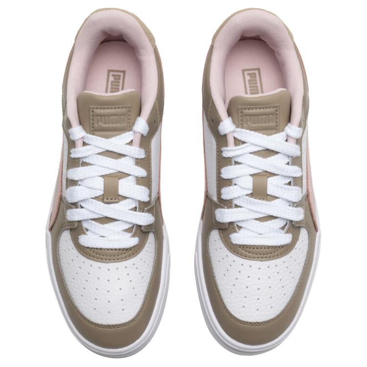 Puma Ca Pro Fashion Comfortable Low-Top Sneakers Women sneakers White Brown 394749-08