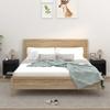 Vidaxl Nightstands, 2 Pcs, Black, 40 X 35 X 50 Cm