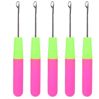 Crochet Latch Hook Needles Hair Extension Braiding Crafts Skill Tool Kit M