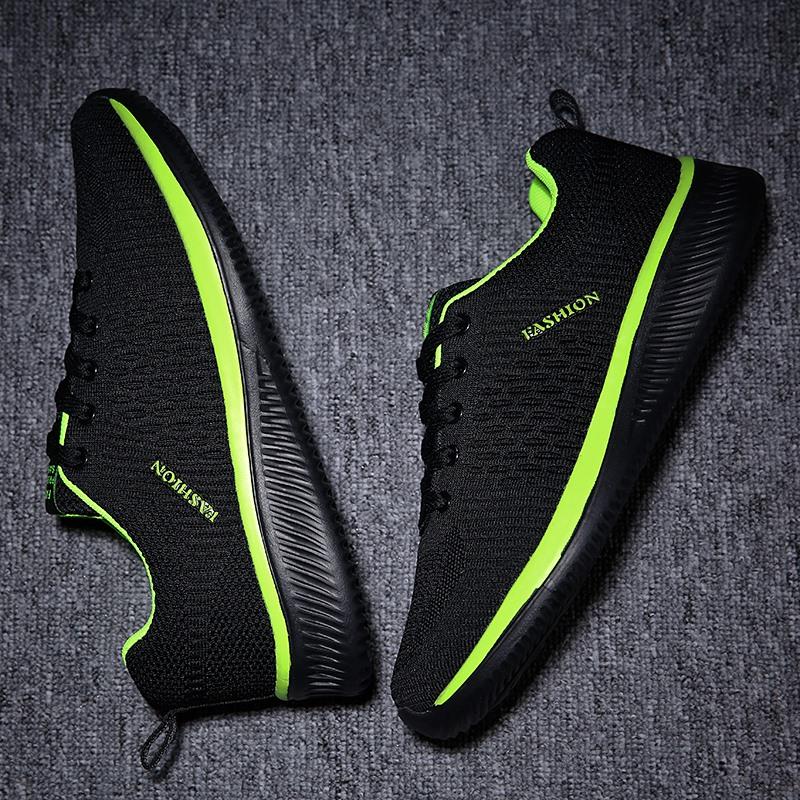 Size 35-48 Mens Lightweight Sneakers Gym Running Shoes Walking Sport Breathable Mesh Casual Shoes
