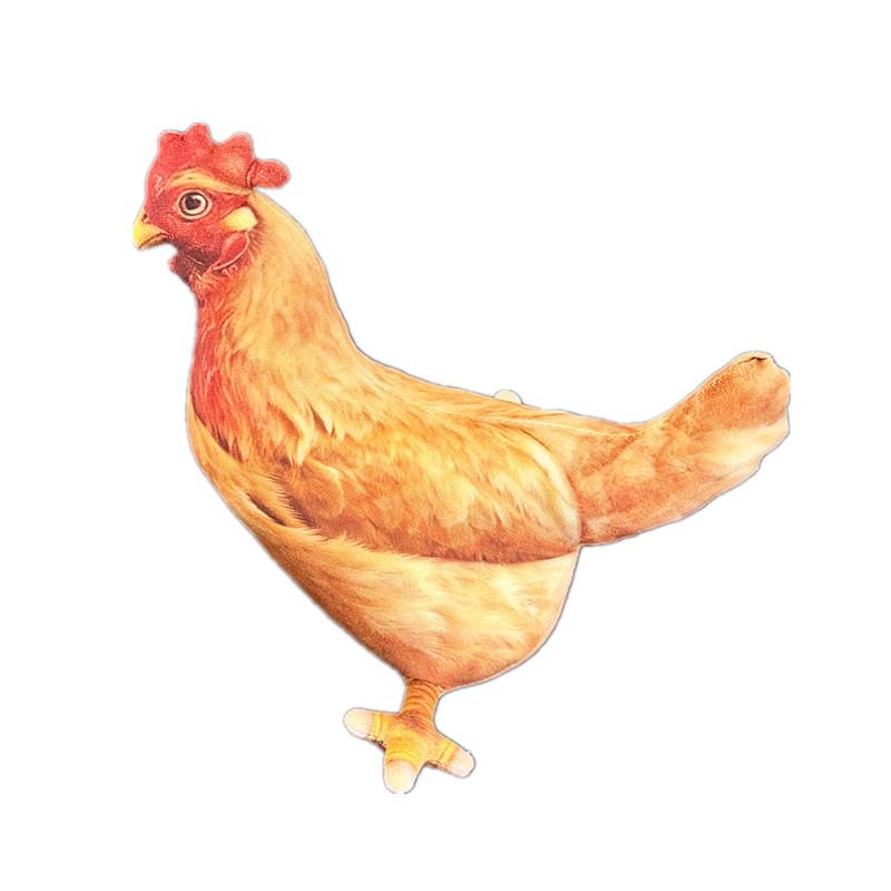 Simulation Hen Plush Toy Realistic Chicken Pillow Weird Novelty Prank Gift Soft Stuffed Animal Home Sofa Decor Cushion