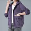 Corduroy Jacket Women's Thickened Winter Clothes Spring and Autumn Clothes Loose Short Top