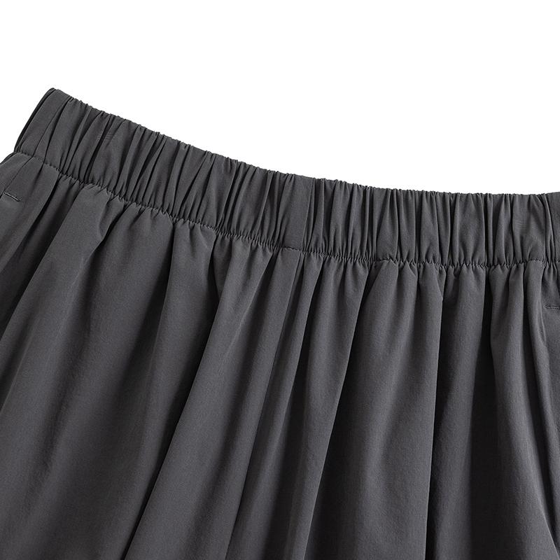 Anta Simple Loose Daily Commuting Quick-Dry Cool Shorts Women Shorts Castle-Gray 162628516-1