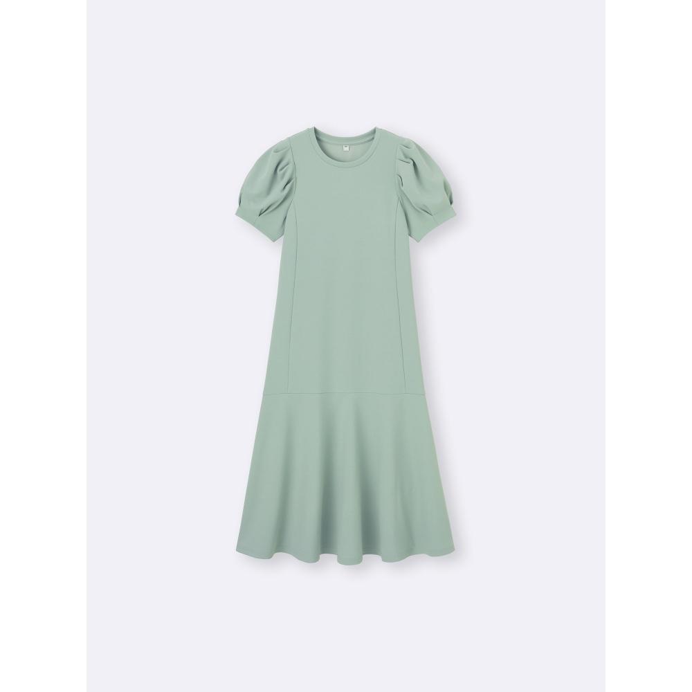 GU by Uniqlo Kleid mit Puffärmeln 5-Minuten-Ärmel Z+e