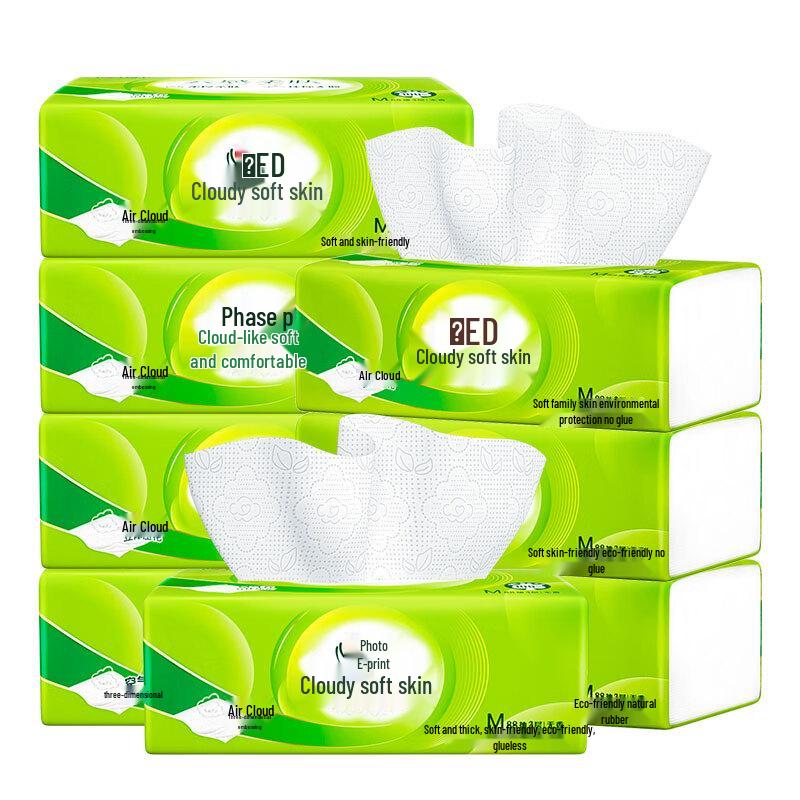 Heart to Heart Cloud-Soft Unscented 3-Ply Facial Tissues M