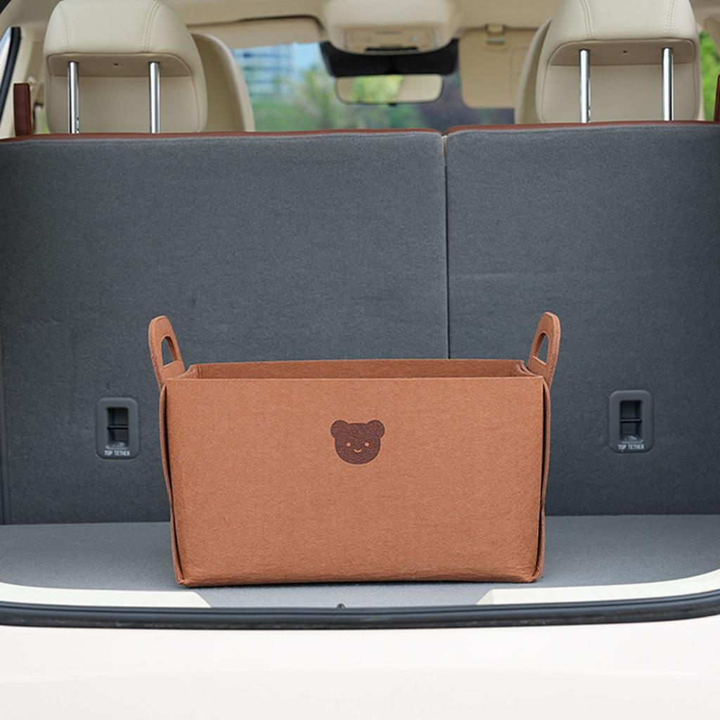 Foldable Storage Basket Car Trunk Storage Box Wear Resistant Material High-capacity Multi-occasion Application