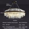 French luxury crystal chandelier Nordic modern home lighting living room LED chandelier room decoration indoor ceiling light