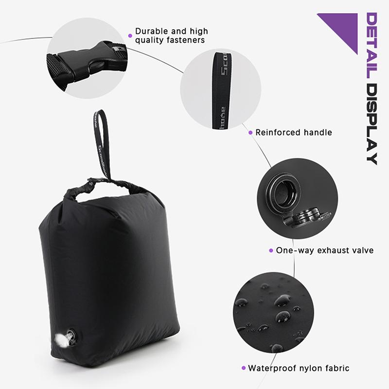 Vacuum Compression Storage Bag Portable Large Capacity Waterproof Luggage Bag Clothes Bag Dustproof Business Trip Travel 1Pc