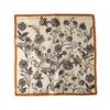 2026 Floral Silk Scarf Women 100% Pure Mulberry Square Shawl Elegant Vintage Lightweight Accessory