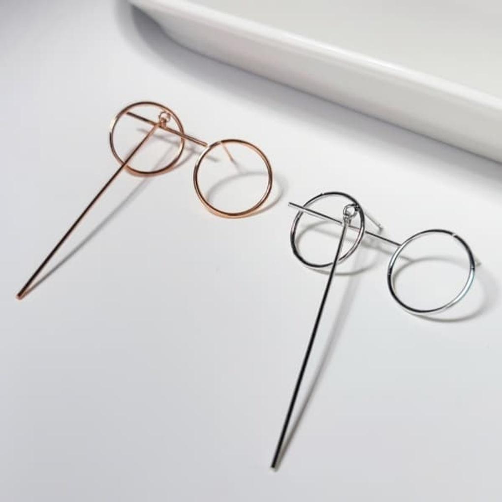 

Women s 925 Silver Anklet Circle Earrings Worn by Celebrities rose gold