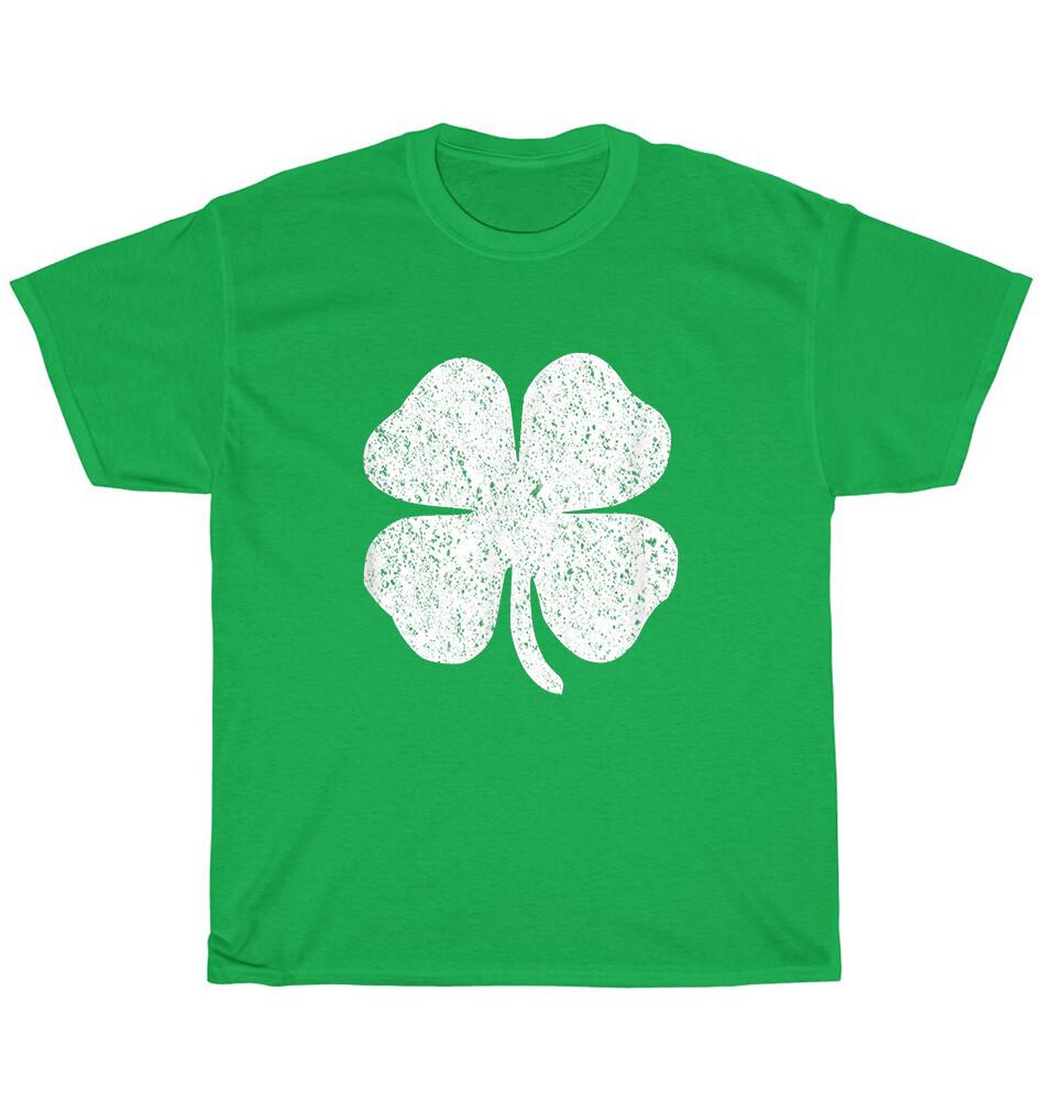 

NEW St Pattys Day Shamrock Clover Irish St Patricks Day T-shirt Unisex Tee Gift M