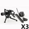 WWW2 Military Building Block 88mm Flak Gun Cannon  Weapons Figure Soldier Machine Gun Mecha Infantry Artillery Mortar Toys K053