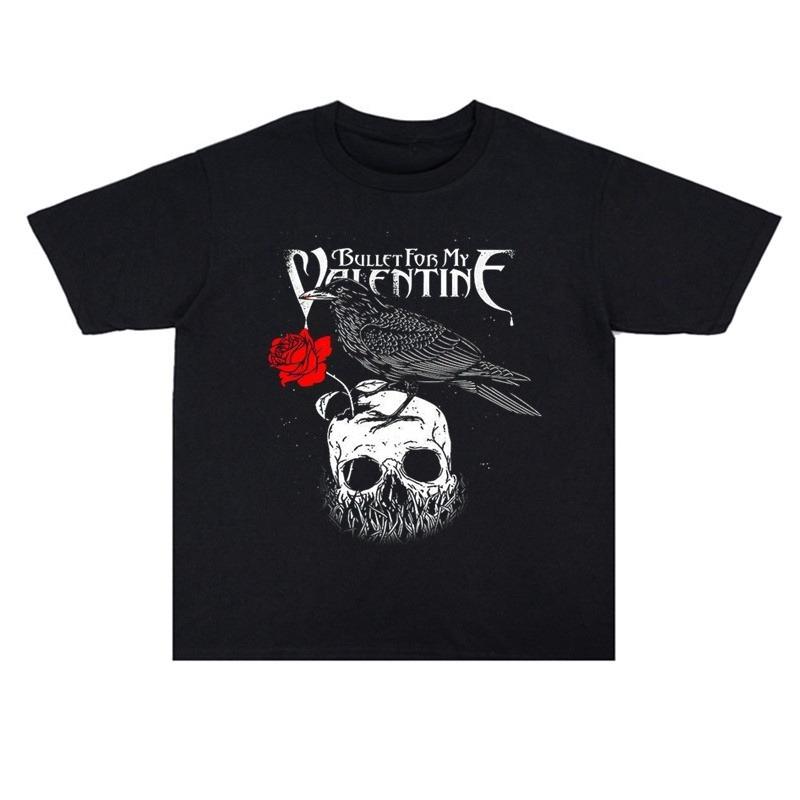Deadly Lover Metalcore Band Bullet for My Valentine Rock Personality TShirt Loose Cotton