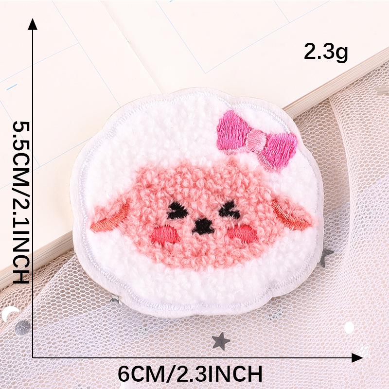 

Самоклеящаяся мультяшная нашивка с вышивкой ягненка для DIY скрапбукинга