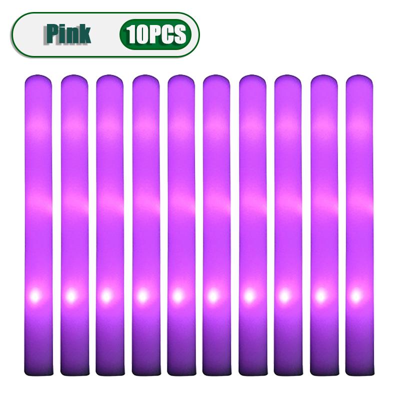 1-10PCS Glow Stick Music Festival Concert Support Glow Sticks Mardi Gras Party Supplies Festival Wedding Celebration Glow Sticks