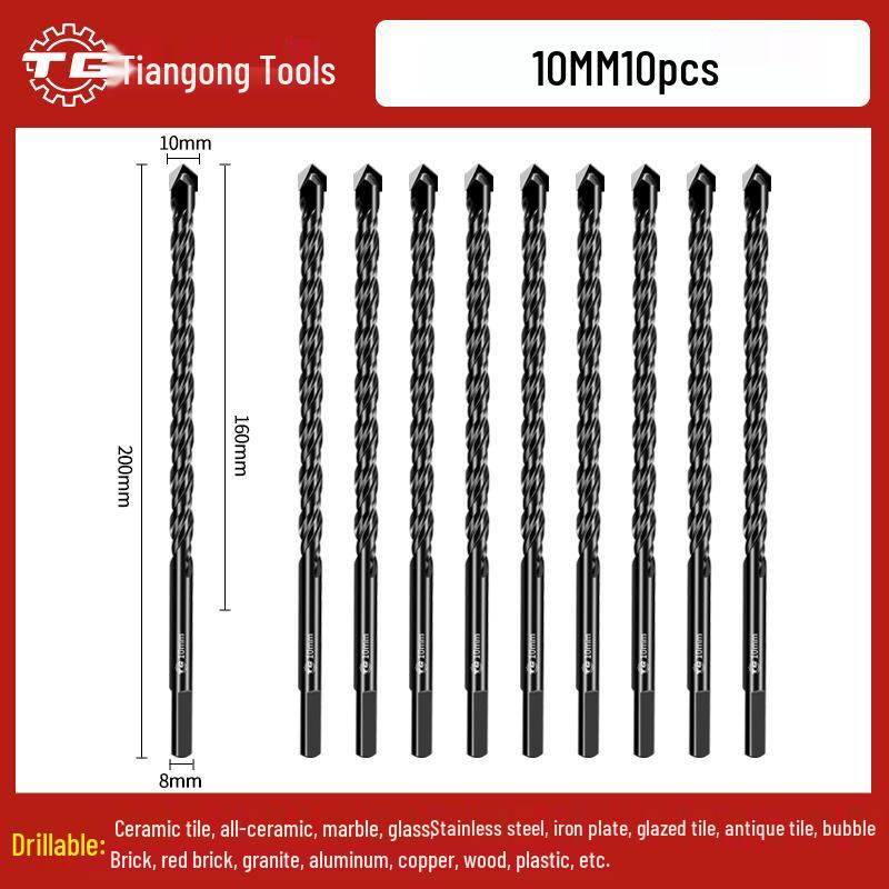 Tiangong Triangular Alloy Tile & Concrete Drill Bit