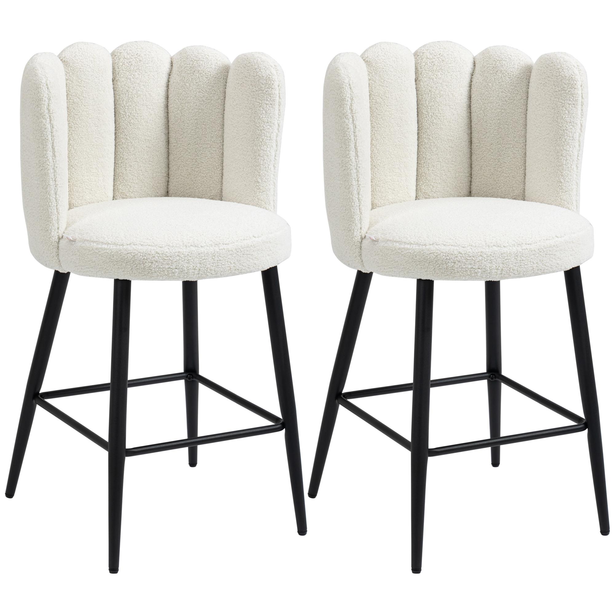 Set of 2 high chairs bar
