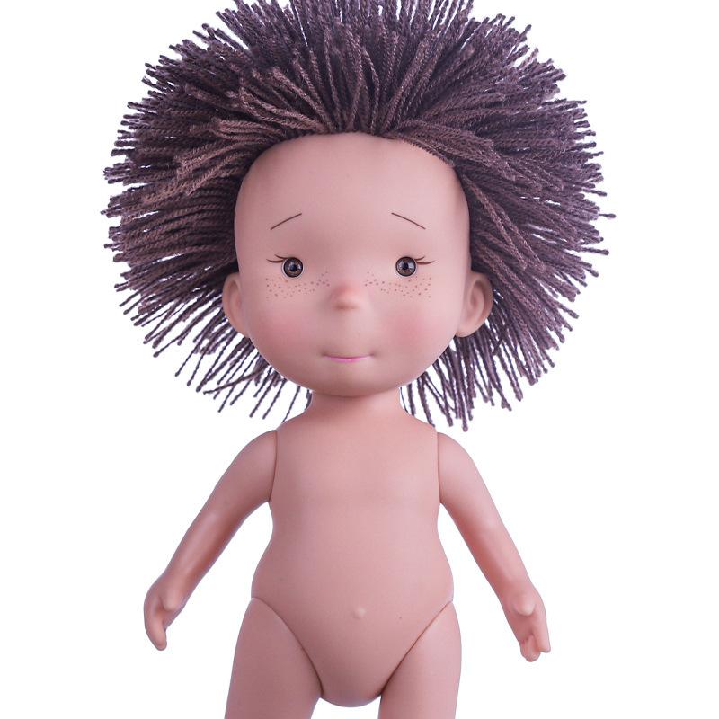 New Mia 24Cm Vinyl Naked Dolls With Movable Joints Waldorf Diy Custom Play Dolls For Kids Pretend Play Handmade Craft Toys