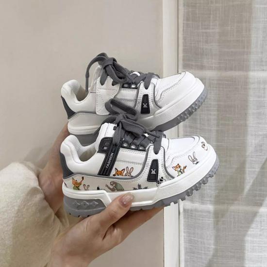 Korean-style Children's Cartoon sneakers2026Spring New Casual Boys' and Girls' Breathable and Non-slip Athletic Shoes