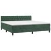 VidaXL Divan Bed and Mattress Dark Green 200x200cm Velvet - Model 3141506