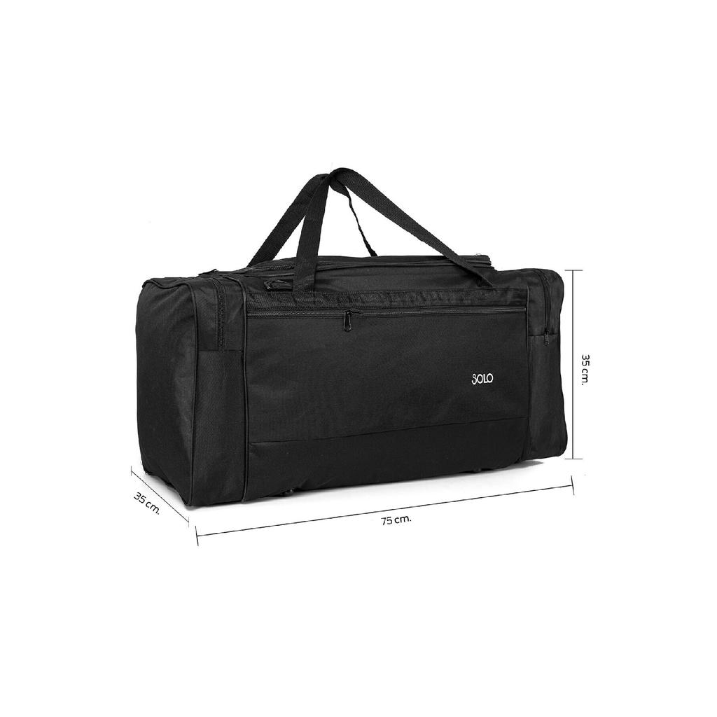 Schwarze, weinrote King-Size-Reisetasche, 75 cm