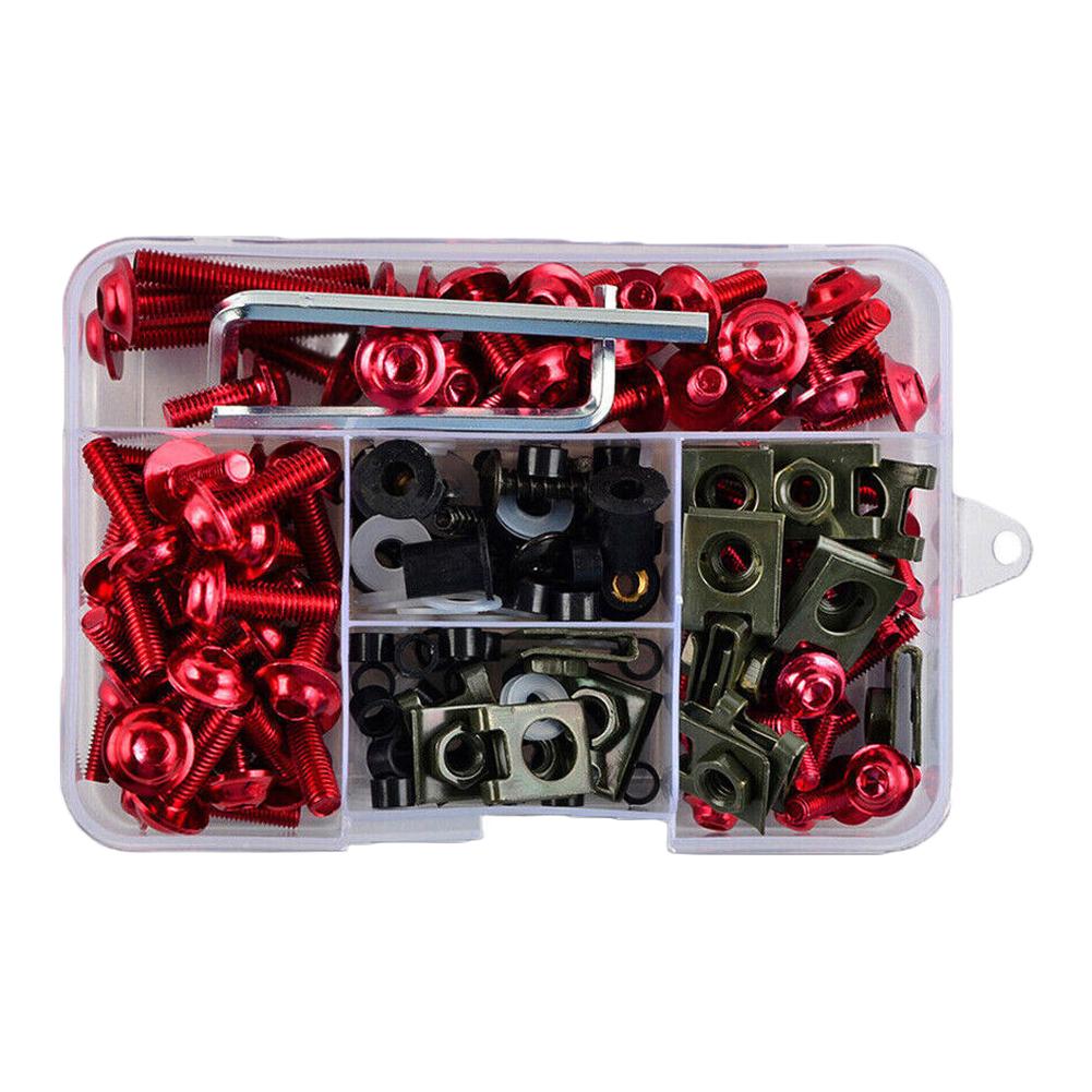 Installation Projects Modification Kit Vibrant Motorcycle Decoration Screws Motorcycle Accessories 177 Pieces Set